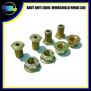 Baut anti jebol winsheild atau well nut mur yamaha NMAX atau LEXI