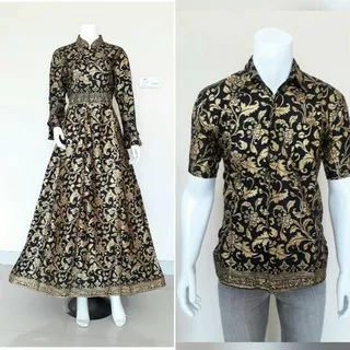 PRODUK READY...!!! SARIMBIT BATIK GAMIS SYAR`I MODERN BAJU COUPLE GAMIS BATIK KELUARGA MURAH