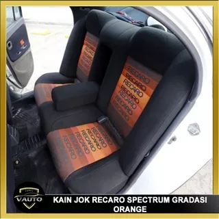 KAIN JOK RECARO SOTDPW SPECTRUM IMPORT GRADASI ORANGE