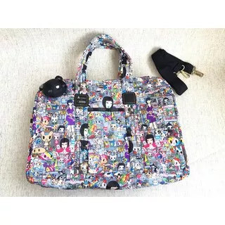 Tas LeSportsac Weekender Tokidoki X Rondinella Gym Olahraga Senam ORIGINAL ASLI Travel Duffle Bag