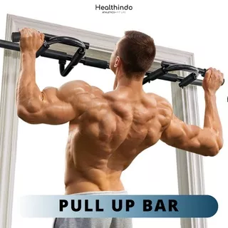 Pull Up Bar | Chin Up | Iron Gym | Alat fitness doorway door Bar Door Chining Bar Tongkat Penjepit di Pintu DOOR CHINNING Gy, Fitness Healthindo