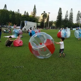[KESOTO] Inflatable Bubble Ball Beach Park Bumper Soccer Blow Up Bounce Zorb Ball
