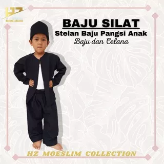 Baju Silat Anak Baju Pangsi Anak Stelan Baju Palang Pintu Setelan Baju Pitung Baju Betawi Termurah (COD)