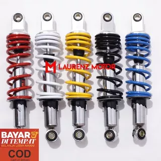 Shockbreaker Universal Motor Yamaha Bebek 28 cm - Hitam Merah Biru Putih kuning Jupiter Z Jupiter Z1