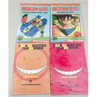 Komik Dragon Ball (Vol 22, 24) dan Assassination Classroom (Vol. 4, 7) Cabutan