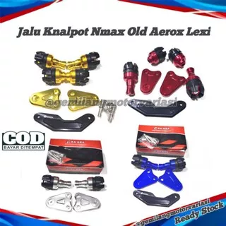 Jalu Jalu pelindung knalpot kenalpot set model monster cnc impor motor nmax old, nmax new, vario 125 old, vario 150 old, nmax 2015, nmax 2016, nmax 2017, nmax 2018, nmax 2019, lexi, aerox, aerox 155