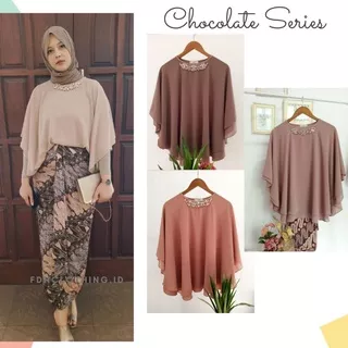 Tazkiya Blouse Cokelat Series