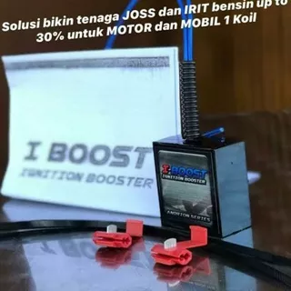 I boost iboost i-boost booster pengapian koil andrion XP racing irit bbm mobil motor karbu fi