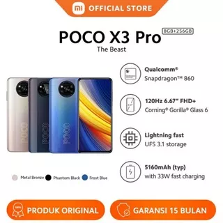 Poco X3 Pro 8+258 Garansi Resmi Snapdragon 860™