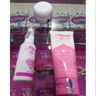 Ecer cream malam, face wash, toner macora pink normal