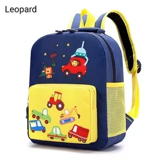 tas ransel anak transport tas sekolah anak sd tk paud tas motif kendaraan ransel anak sekolah