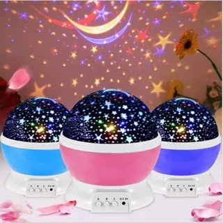 LAMPU TIDUR UNIK PROYEKSI BINTANG / PROYEKTOR STARRY NIGHT LIGHT LAMP / PROYEKTOR BULAN BINTANG