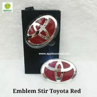 Emblem Stir Toyota Red Logo