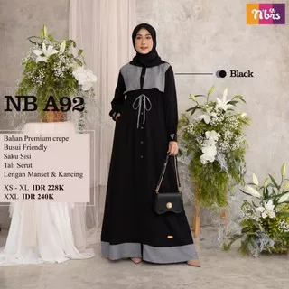 GAMIS NIBRAS TERBARU NB A92 GAMIS MURAH BAJU GAMIS MW PROMO BAJU MUSLIM WANITA GAMIS BUSUI GAMIS REMAJA KEKINIAN GAMIS LEBARAN GAMIS FORMAL GAMIS KERJA DISKON BAJU GAMIS HITAM MURAH