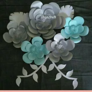 Paket Paper Flower Backdrop