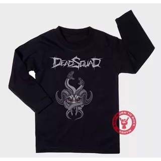 Baju Anak Kaos Band Metal Punk Rock Long Sleeve / Kaos Band Anak  deadsquad Lengan Panjang