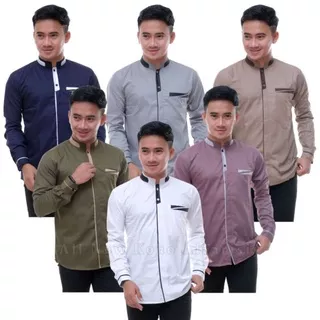 BAJU KOKO PRIA MODERN BAJU KOKO PRIA DEWASALENGAN PANJANG BAJU KOKO PRIA MUSLIM BUSANA MUSLIM PRIA BAJU KOKO JUMBO KOKO PRIA JUMBO