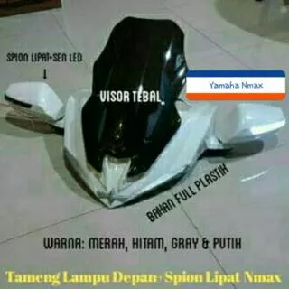 Tameng Nmax + Spion Nmax + Visor Nmax