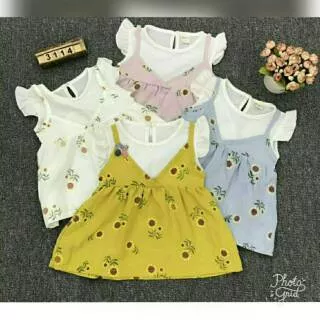 Dress Anak Bayi Import / Pakaian Anak Perempuan / Baju Anak Cewek Murah / Baju Baby Lucu / Rok Anak
