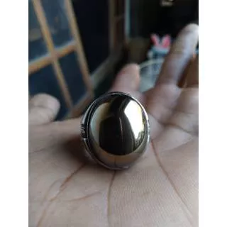 Natural Cincin Badar Emas Joss Gandos Ready Hajar Jahanam Fosil Gelang Cendana Super Langka Katilayu