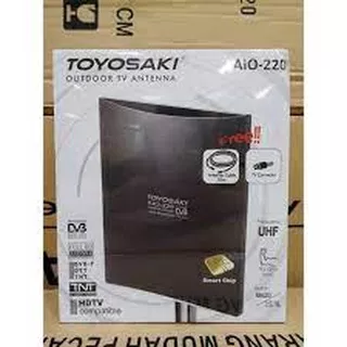Toyosaki Antena Digital TV Indoor / Outdoor AIO-220AW Antenna Luar