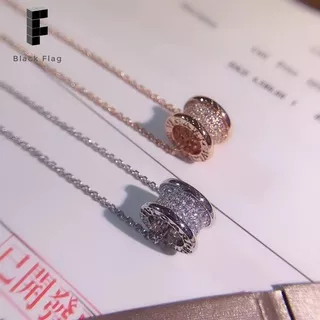 Kalung Emas 18k Hias Berlian Untuk Hadiah Pernikahan
