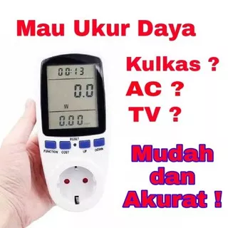 Alat pengukur Watt KWH Voltase Ampere digital / Wattmeter / KWH meter / Ampermeter Digital