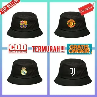 topi bucket logo club bola juve barca Man-united madrid