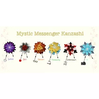 Handmade Mystic Messenger Kanzashi