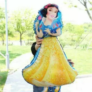 Balon Foil Snow White Jumbo Size 93 x 55 cm