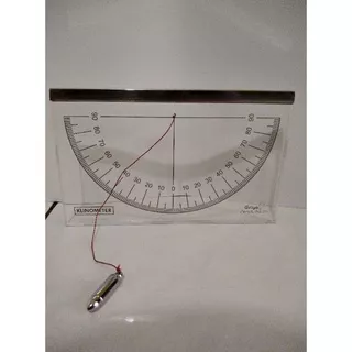 Klinometer Akrilik tebal 10 mm - Alat Peraga Matematika