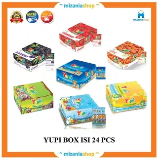 YUPI / PERMEN YUPI / YUPI BOX ISI 24 PCS BABY BEAR BOLICIOUS BLACKBERRY LECI STROBERRY MANGO DINO LAND SEA WORLD