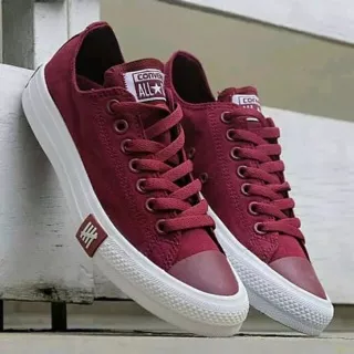 ( PALING MURAH ) SEPATU CONVERSE ALL STAR MAROON STONE PREMIUM FLASH