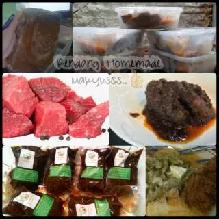 Rendang Kering Homemade Makyusss asli Minang