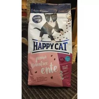 Cat Food HAPPY CAT Junior Grainfree Ente 300g Makanan Kucing