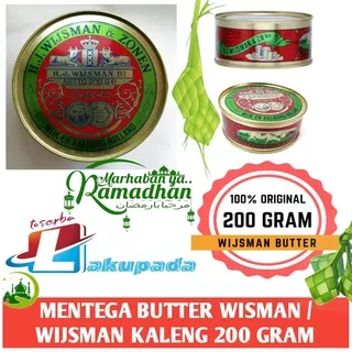 Mentega Wisman 200gr/ Wijsman Butter/ Rumbutter/ Bahan Kue/ Lebaran/ Imlek