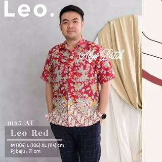 LEO KEMEJA BATIK RED