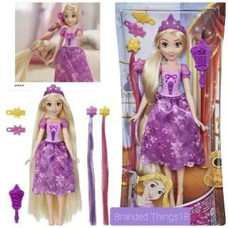 Boneka Barbie RAPUNZEL BELLE long hair Tangle flynn 2021 Beauty and The Beast original HASBRO disney rapunzel figure rapunsel Disney Barbie Hair Creation Clip Pin HairClip HairPin Extra Long Hair Doll