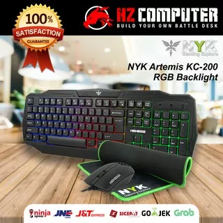 Keyboard Mouse Gaming - NYK Combo Kit - NYK Artemis KC-200 - RGB