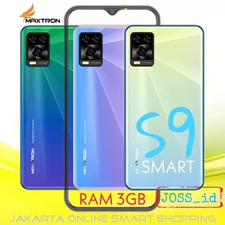 (RAM 3GB) MAXTRON S9 SMART 4G - GARANSI RESMI - HP MAXTRON S9 SMART - HP ANDROID MURAH - WATERDROP
