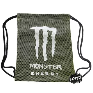 Tas Jaring Monster Energy Drink / String Bag Racing F1 Formula 1 / Goodie Bag Moto GP Sports Lopez