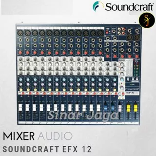 SOUNDCRAFT EFX12 EFX 12 MIXER 12 CHANNEL FULL