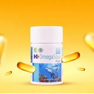 K-link Omegasqua Omega Squa Plus Klink Minyak Ikan Hiu - 30 softgel K LINK OMEGA SQUA