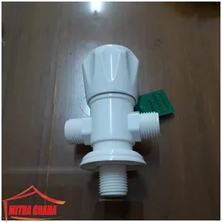 MG SOLIGEN Stop kran keran PVC shower T cabang kloset jet bidet double