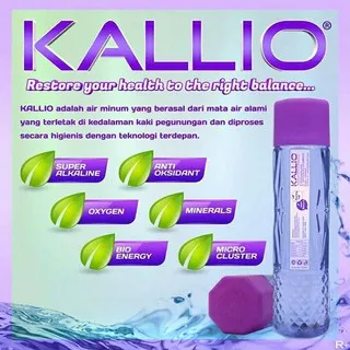 Kallio Water 650 m lair Kalio KALIO Air alkali dngn PH tinggi