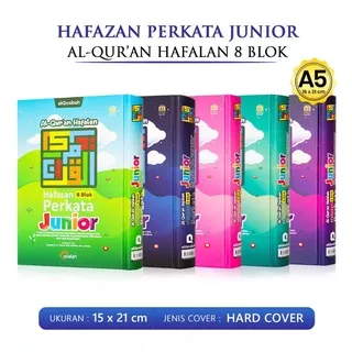 Al Quran Hafalan Hafazan Junior 8 Blok Perkata Al Qosbah Arafah Ukuran A5