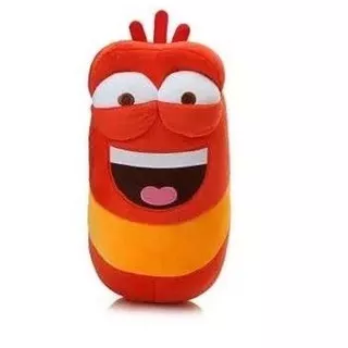 Terkini Boneka LARVA MERAH ORIGINAL BY LARVA Size 12x8x16CM  Premium Laris.