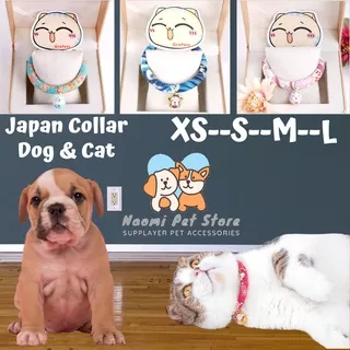 Kalung Lonceng KARAKTER Kucing Anjing Kecil Sedang Besar Murah Lucu Cat Dog Collar Japan Edition