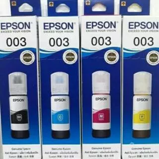 Tinta Reffil Epson 003 B M C Y Original