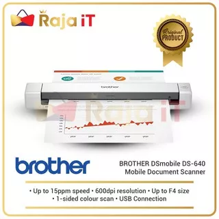 BROTHER Scanner DS640 Portabel Compact Mobile Scanner Brother DS 640